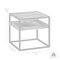 Armen Living Ludgate Square End Table with Shelf in Acacia and Black Metal LCLDLARU - alternate 2